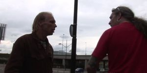 RED LIGHT SEX TRIPS Real Dutch Hooker Sucking Balls While Jerking