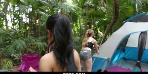 bffs - camping sluts fuck homeless man bffs - camping sluts fuck homeless man